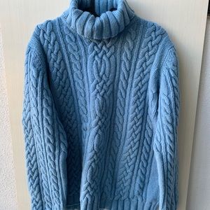 Vintage wool cable knit sweater